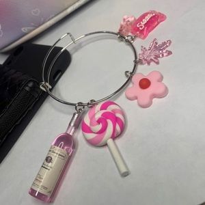 Handmade Bangle Charm Bracelet